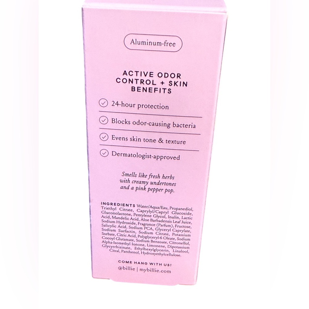 Billie NWT 4 Pc Lavender Milk Aluminum Free 24 Hour Control Deodorant Set - Picture 5 of 9